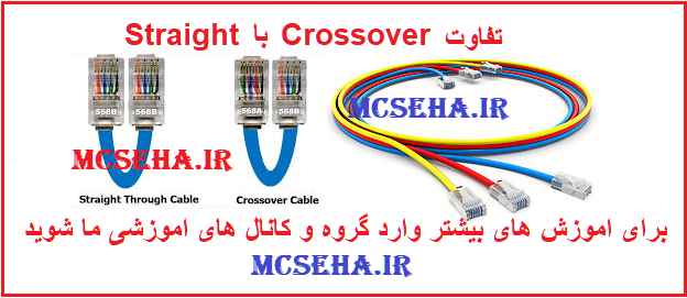 تفاوت کابل شبکه Cross با Straight