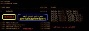 دستور show vlan